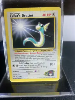 Pokemon TCG Erika's Dratini Gym Heroes 42/132 Unlimited Uncommon Card Hp WoTC - Image 5