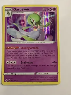 Gardevoir - 61/198 - Holo Rare Near Mint Pokemon Sword & Shield Chilling A-36 - Image 1