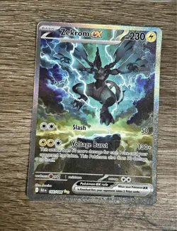 Zekrom EX #166/086 Pokemon Black Bolt Special Illustration Rare English NM - Image 1
