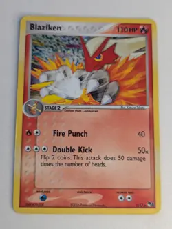 Pokemon TCG Blaziken 1/17 Promo Holo Rare Pop Series 1 HP - Image 1