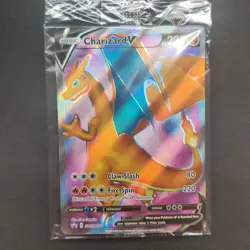Pokemon TCG Karte - Charizard V - SWSH050 - Sword & Shield Black Star Promo NEU - Image 2