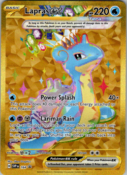 Lapras - SVP164 - Pokemon Scarlet & Violet Promo Ultra Rare Holo SEALED Card NM - Image 1