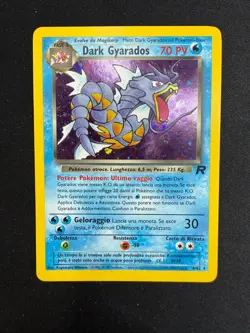 Pokemon Dark Gyarados 8/82 Team Rocket Rara Holo Unlimited Wizard ITA Vintage - Image 1