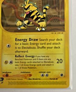 Pokemon Electabuzz Expedition Base Set 076/165 Uncommon Regular -NM/LP - Image 5
