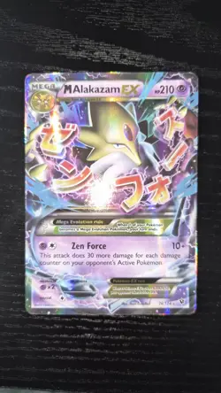 Pokemon TCG: M Alakazam EX 26/124 Ultra Rare XY Fates Collide NM - Image 1