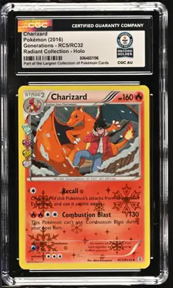 Pokemon XY Gen - Radiant Collection - CHARIZARD 2016 - 1 of 1 - CGC World Record - Image 1