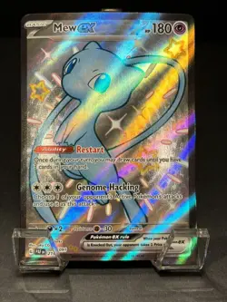 Shiny Mew EX 216/091 Pokemon SV: Paldean Fates Full Art Holo Near Mint - Image 1