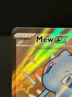 Shiny Mew EX 216/091 Pokemon SV: Paldean Fates Full Art Holo Near Mint - Image 3