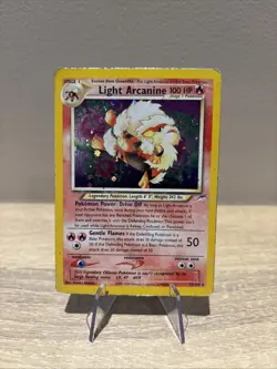 Pokemon Light Arcanine Neo Destiny 12/105 - Image 1