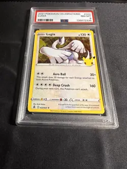Pokemon TCG Lugia Celebrations PSA 8 NM-Mint - Image 2