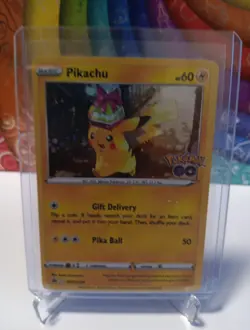 Pikachu SWSH234 Pokemon GO Black Star Promo Holo NM Pokemon TCG - Image 1