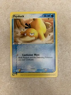 Pokemon TCG Psyduck Common Sandstorm 73/100 Ereader 2003 - Image 1