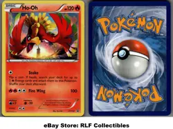 2016 Pokemon, XY Promos, #XY153 Ho-Oh, Holo Black Star Promo - Image 1