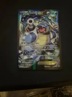 Pokemon TCG Blastoise EX XY122 Full Art Holo Black Star Promo - Image 3
