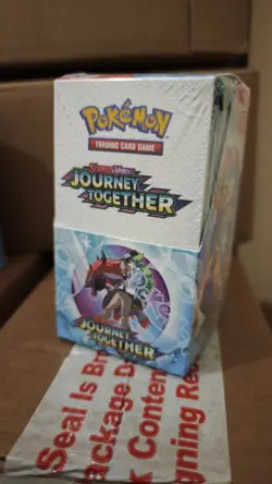 🔥Pokemon TCG Journey Together Sealed Half Booster Box (18 Packs) - NEW 🔥 - Image 1