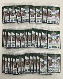 Lot (36) Pokemon Sealed N's Reshiram 167 Journey Together Box Topper Stamp Promo - Image 2