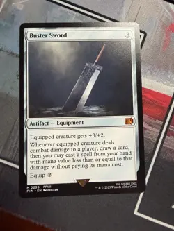 1x Buster Sword, 0255, Final Fantasy, Magic the Gathering MTG NM - Image 1