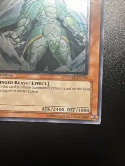 yugioh- Raiza The Storm Monarch 1st FOTB Ultimate Rare LP - Image 5