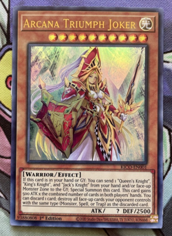 Yugioh - Arcana Triumph Joker - Ultra Rare - 1st Edition - KICO-EN001 - NM - Image 1
