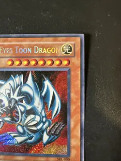 Yu‑Gi‑Oh Blue‑Eyes Toon Dragon SRL‑000 Secret Rare Spell Ruler – Unlimited - LP - Image 3