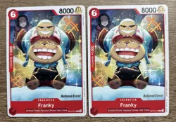2x One Piece Franky OP10-014 Royal Blood Release Event Cards - Image 1