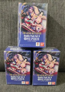 🔥One Piece TCG: The Azure Sea’s Seven Double Pack DP-09 English Sealed x3🔥 - Image 1