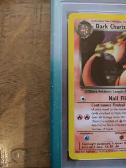 DARK CHARIZARD 2000 POKEMON TEAM ROCKET HOLO RARE 4/82 GRADED PSA 9 MINT - Image 3