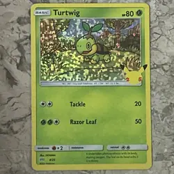 Turtwig - 2021 Pokemon McDonald's Collection 4/25 Holo - Image 1