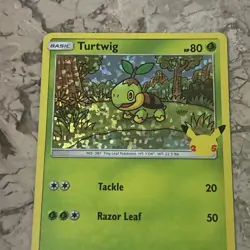 Turtwig - 2021 Pokemon McDonald's Collection 4/25 Holo - Image 2