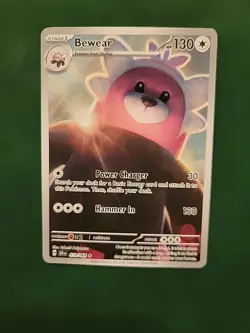 Pokemon TCG Bewear Illustration Rare Holo Card 079/064 Shrouded Fable NM - Image 1