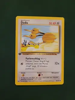 Pokemon Dodu Card GERMAN 1st Edition Base Set 1999 48/102 Lp - Image 1