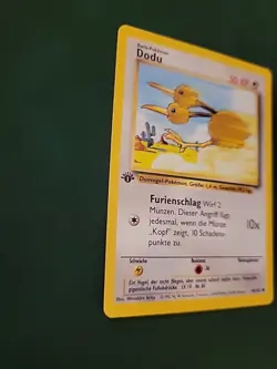 Pokemon Dodu Card GERMAN 1st Edition Base Set 1999 48/102 Lp - Image 2