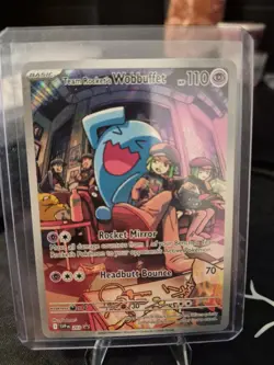 Team Rocket's Wobbuffet 203 Sv: Scarlet & Violet Promo Cards Holo - Image 1