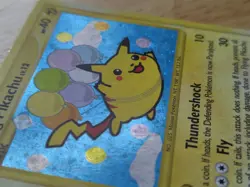 Flying Pikachu 113/111 HOLO Rising Rivals Pokemon Card MP - Image 3