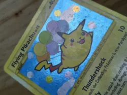 Flying Pikachu 113/111 HOLO Rising Rivals Pokemon Card MP - Image 4