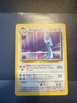 Pokemon TCG Dragonair Base Set 18/102 Regular Rare Card 1999 - Image 1