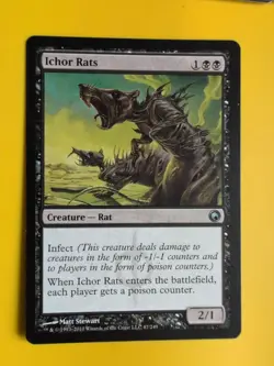 Ichor Rats. Magic the Gathering Card. Scars of Mirrodin - Image 2