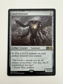 Steel Overseer MTG Magic the Gathering Card NM Near Mint M20 - Image 1
