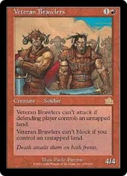 1x Veteran Brawlers Prophecy card MTG Magic the Gathering - Image 1