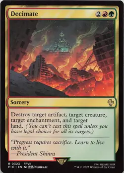 Decimate R Commander: FINAL FANTASY 323 NM MTG - Image 1