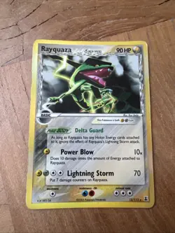 POKEMON RAYQUAZA 13/113 HOLOFOIL EX DELTA SPECIES ENGLISH - Image 1