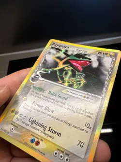 POKEMON RAYQUAZA 13/113 HOLOFOIL EX DELTA SPECIES ENGLISH - Image 3
