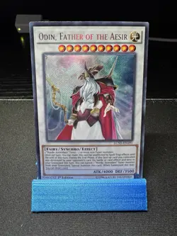 Yugioh ODIN, FATHER OF THE AESIR LC5D-EN191 SECRET RARE 1ST EDITION LP - Image 2