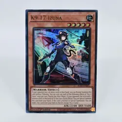 Yugioh - K9-17 Izuna Ultra Rare JUSH-EN031 1st Edition - Image 1