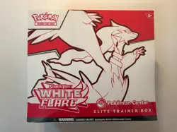 White Flare Pokemon Center Elite Trainer Box ETB Factory Sealed English - Image 1