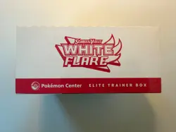 White Flare Pokemon Center Elite Trainer Box ETB Factory Sealed English - Image 3