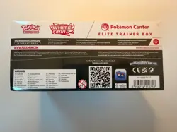 White Flare Pokemon Center Elite Trainer Box ETB Factory Sealed English - Image 4
