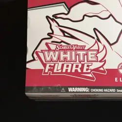 Pokemon TCG White Flare Pokemon Center Elite Trainer Box ETB Factory Sealed - Image 4