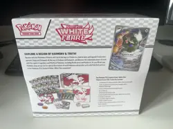 White Flare Pokemon Center Elite Trainer Box ETB Factory Sealed English - Image 4