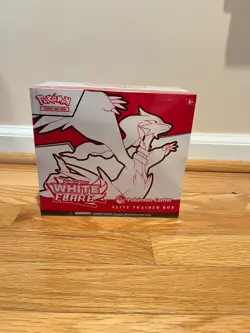 Pokemon Center White Flare Elite Trainer Box ETB Factory Sealed - Image 1